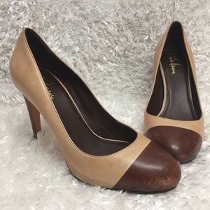 Cole Haan NikeAir Classic Leather Pump Cap Toe Z94